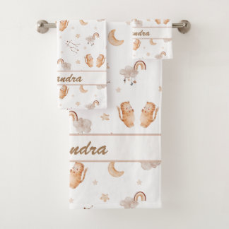 Gemini Toddler | Playful & Soft for Little Twins Bath Towel Set