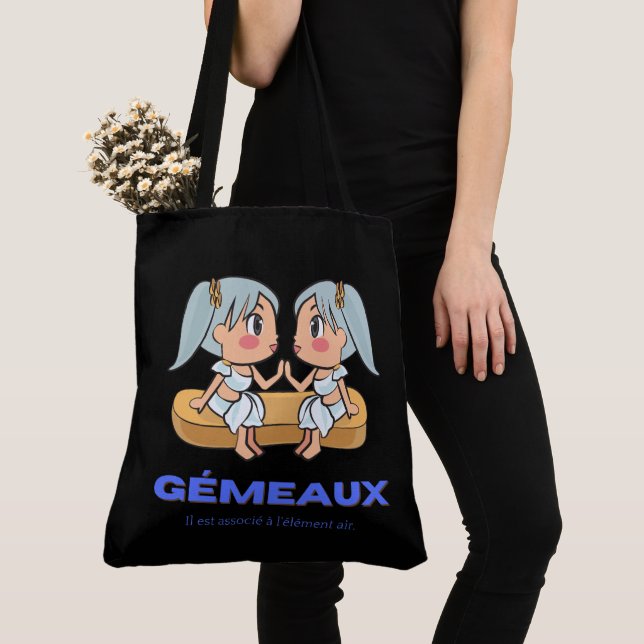 Gemini Tote Bag (Close Up)