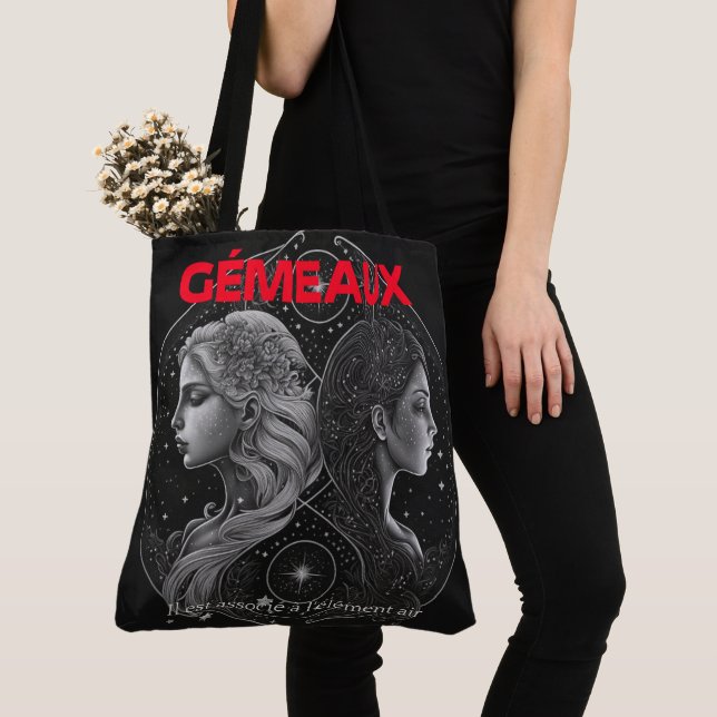 Gemini Tote Bag (Close Up)