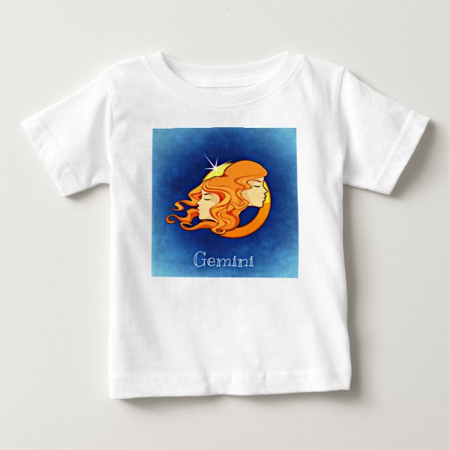 Gemini, twin baby T-Shirt (Front)