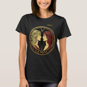 Gemini Twin Zodiac Symbol For Women T-Shirt