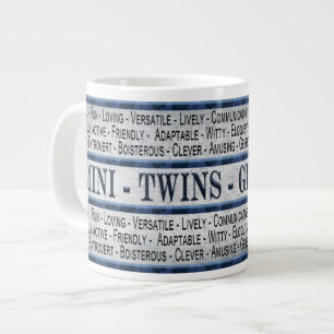 GEMINI - TWINS - COFFEE/SOUP/JUMBO MUG - TEXT