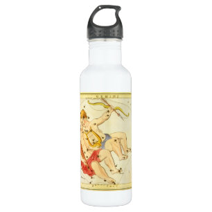 Gemini Twins Vintage Constellation Urania's Mirror 710 Ml Water Bottle