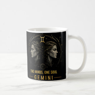 Gemini Twins Zodiac Sign Celestial Horoscope Decor Coffee Mug