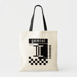 Gemini Two-Tone Zodiac Bag. Tote Bag