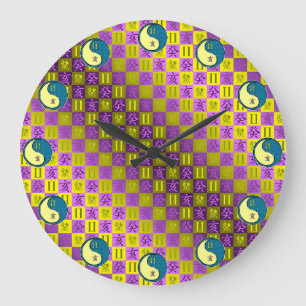 Gemini & Water Boar Large Clock
