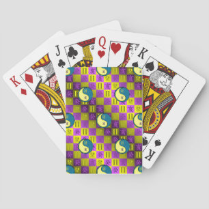 Gemini & Water Boar Playing Cards