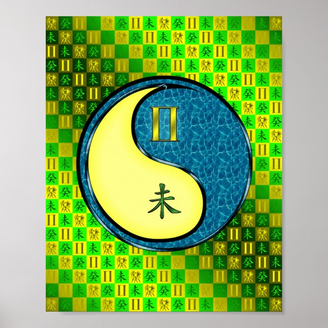 Gemini & Water Goat Poster (Front)