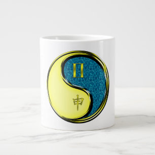 Gemini & Water Monkey Large Coffee Mug