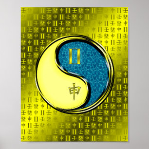 Gemini & Water Monkey Poster