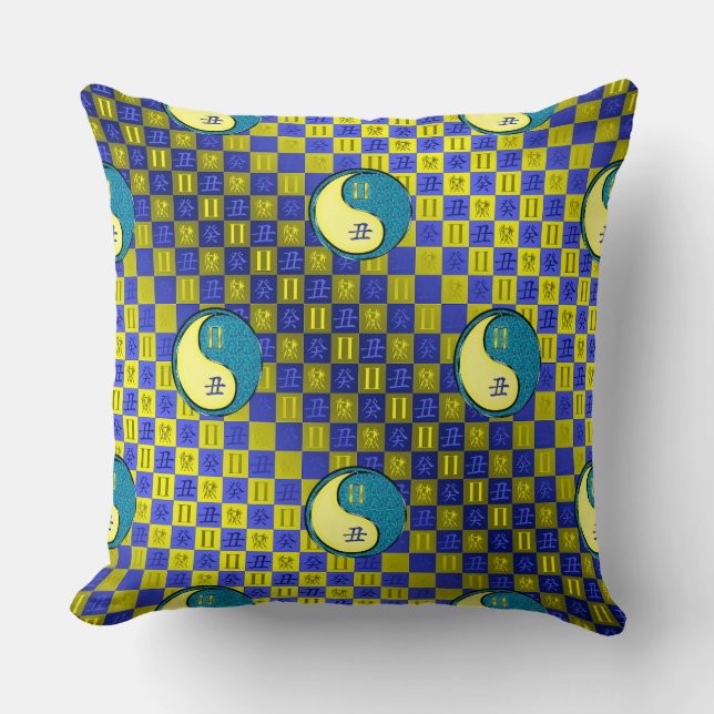 Gemini & Water Ox Cushion (Front)