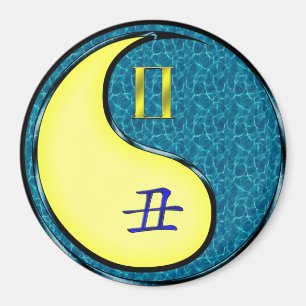 Gemini & Water Ox Magnet