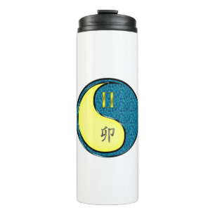 Gemini & Water Rabbit Thermal Tumbler