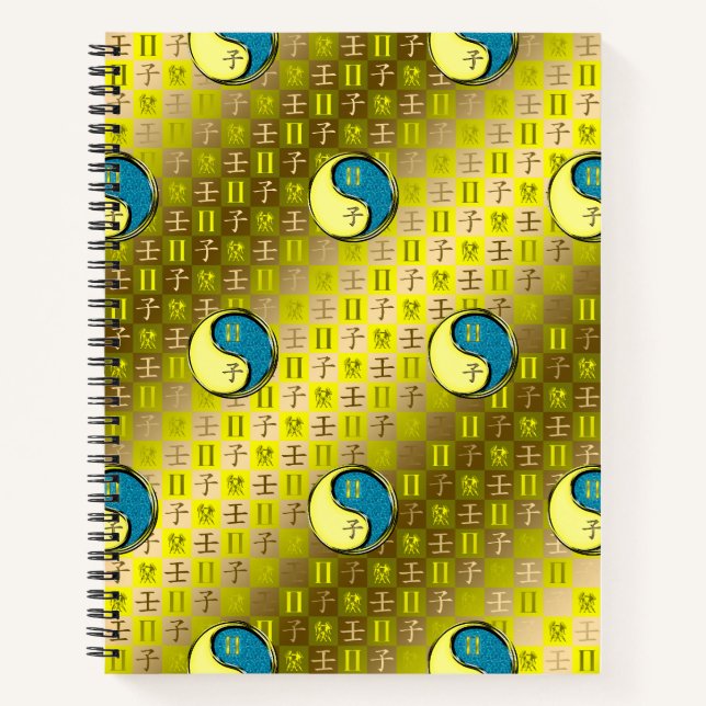 Gemini & Water Rat Notebook (Front)