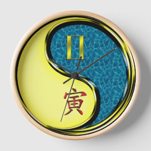Gemini & Water Tiger Clock