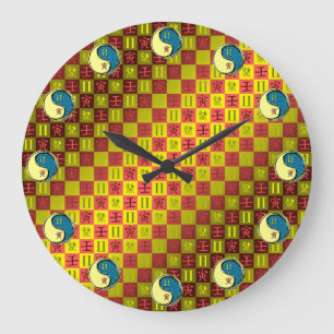 Gemini & Water Tiger Large Clock