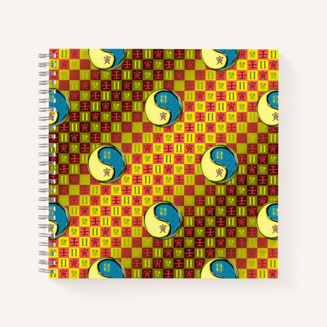 Gemini & Water Tiger Notebook (Front)