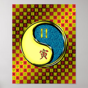Gemini & Water Tiger Poster