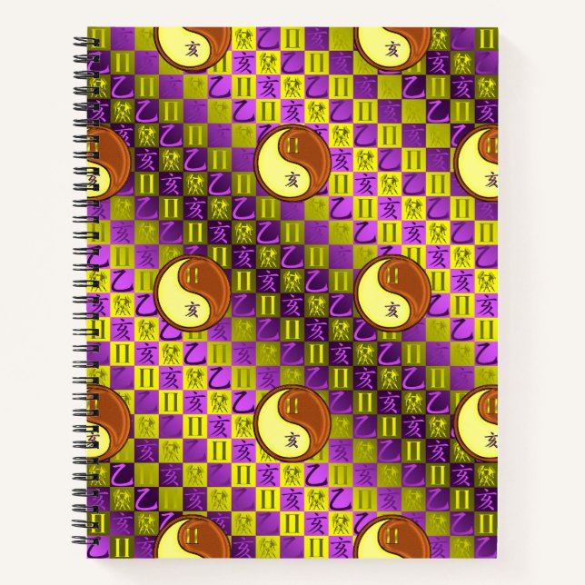 Gemini & Wood Boar Notebook (Front)