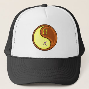 Gemini & Wood Boar Trucker Hat