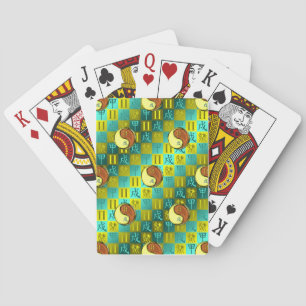 Gemini & Wood Dog Playing Cards