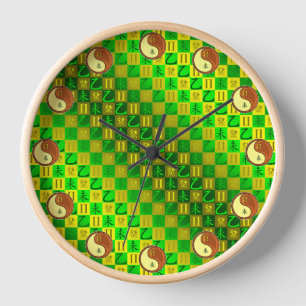 Gemini & Wood Goat Clock