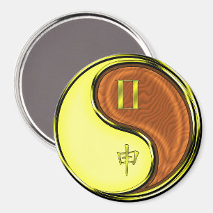 Gemini & Wood Monkey Magnet