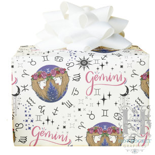 Gemini Wrapping Paper