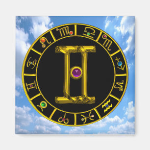 GEMINI / ZODIAC BIRTHDAY SIGNS MAGNET