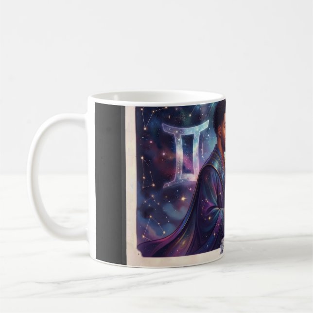 Gemini Zodiac Coffee Mug (Left)
