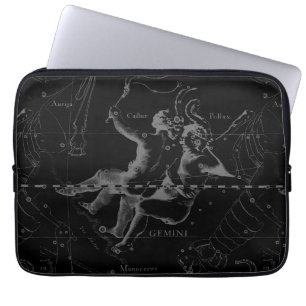 Gemini Zodiac Constellation Hevelius 1690 Laptop Sleeve