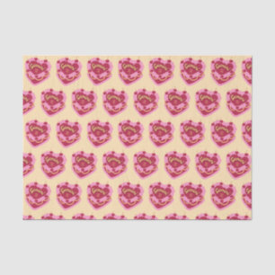 Gemini Zodiac Coquette Heart Birthday Cake Tissue Paper