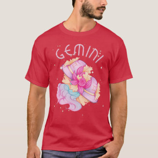 Gemini Zodiac Horoscope Sign Birthday Tarot Astrol T-Shirt