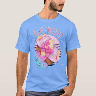 Gemini Zodiac Horoscope Sign Birthday Tarot Astrol T-Shirt