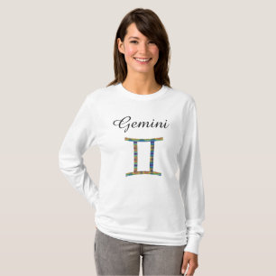 Gemini Zodiac Horoscope Sign Long Sleeve T-Shirt