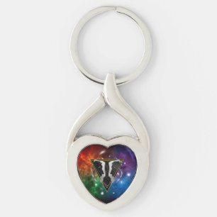 Gemini Zodiac Keychain Astrology Gift