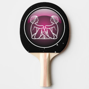 Gemini Zodiac Ping Pong Paddle