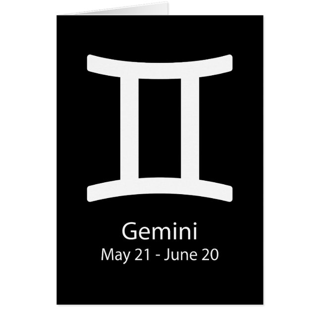 Gemini Zodiac sign Astrology (Front)