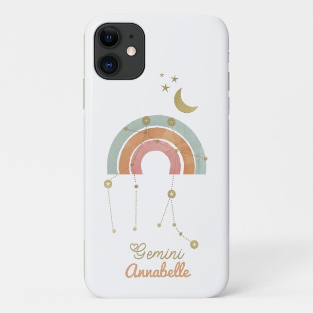 Gemini Zodiac Sign Case-Mate iPhone Case (Back)