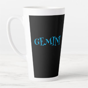 GEMINI ZODIAC SIGN COFFEE Latte Mug