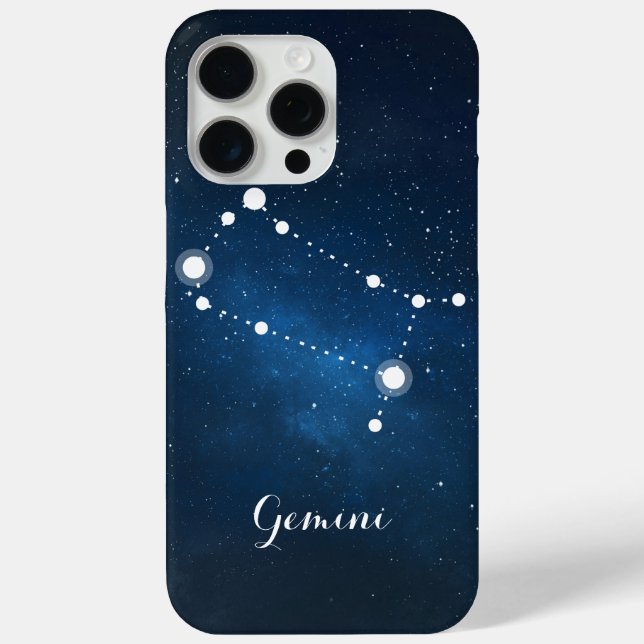 Gemini Zodiac Sign Constellation Case-Mate iPhone Case (Back)