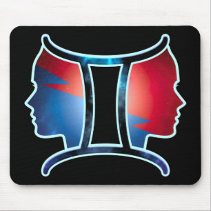 Gemini Zodiac Sign Mouse Mat