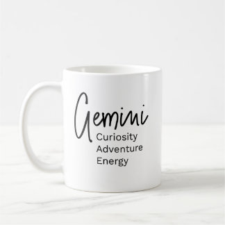Gemini zodiac sign positive traits  coffee mug