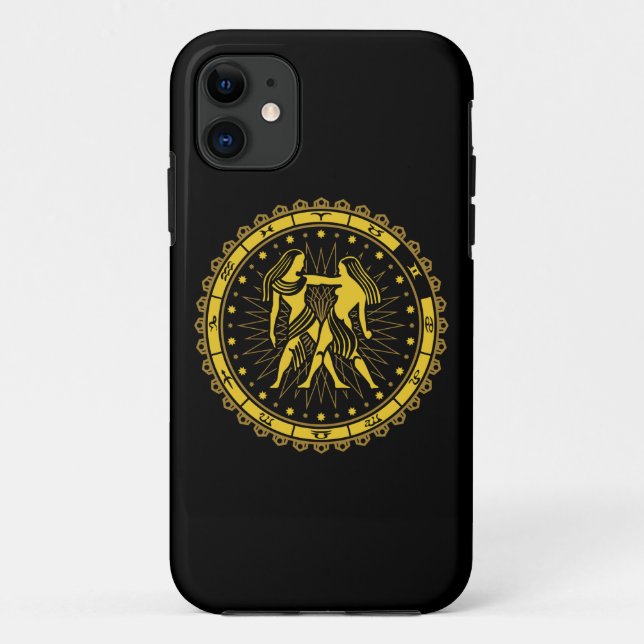 Gemini - Zodiac Sign - Symbol - Horoscope Case-Mate iPhone Case (Back)
