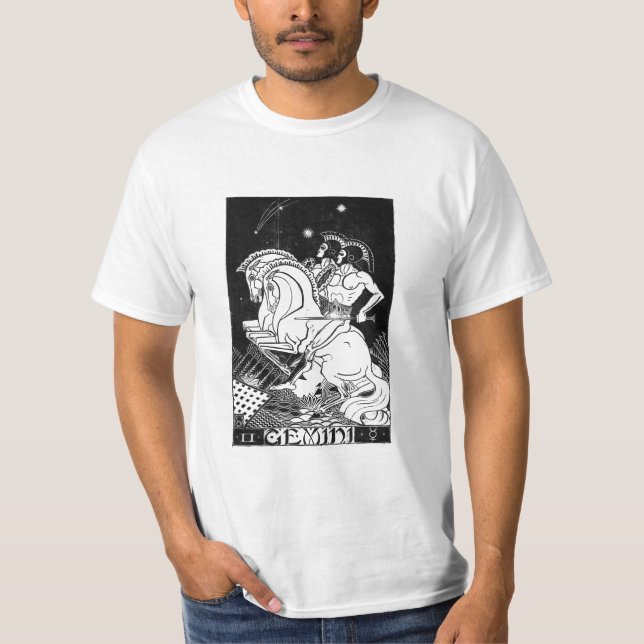 Gemini Zodiac Sign  T-Shirt (Front)