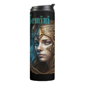 Gemini Zodiac Sign Thermal Tumbler