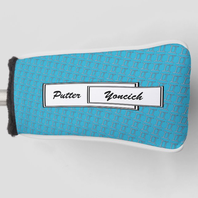 Gemini Zodiac Symbol Element by Kenneth Yoncich Golf Head Cover (Front)