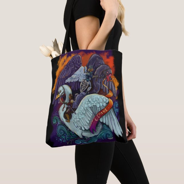 Gemini~zodiac Tote Bag (Close Up)