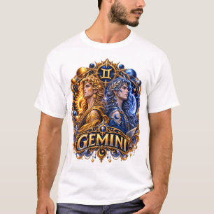 Gemini Zodiac Twins – Celestial Astrology Twin Sou T-Shirt