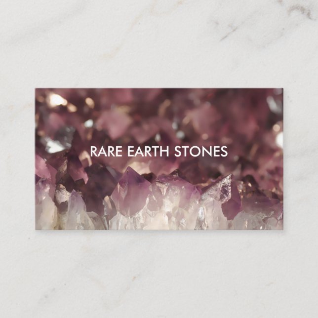 Gems and Stones Business Card (Front)